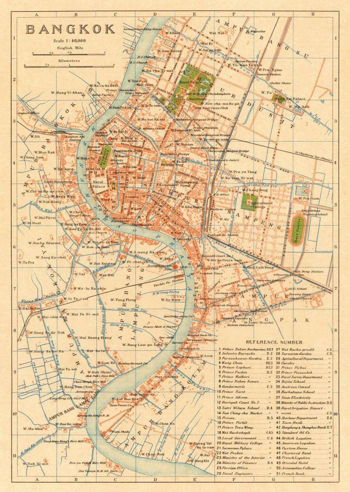 خريطة بانكوك التاريخية (كرونغ ثورب)