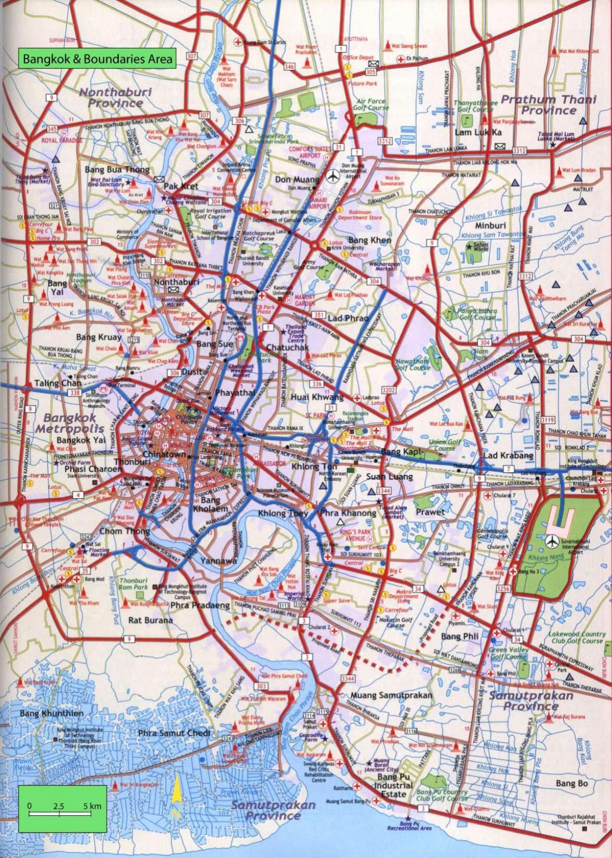 خريطة طرق بانكوك (كرونغ ثورب)