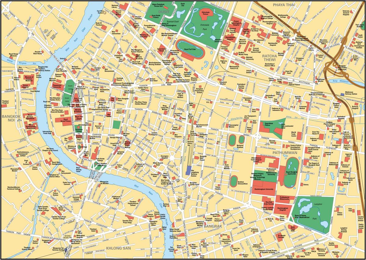 خريطة شوارع بانكوك (كرونغ ثورب)